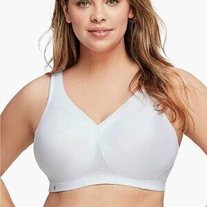 Full Figure MagicLift Plus Size Seamless Wirefree Back Close Sports Bra 40F